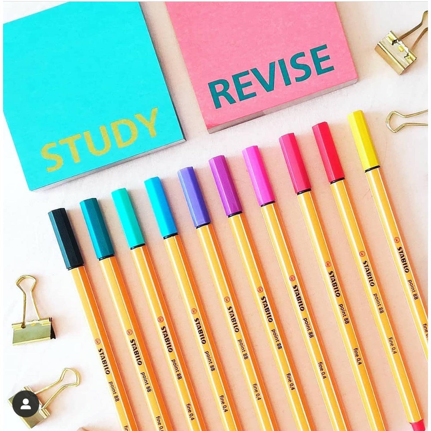 Fineliner STABILO point 88 set 30 culori Fineliner Stabilo 