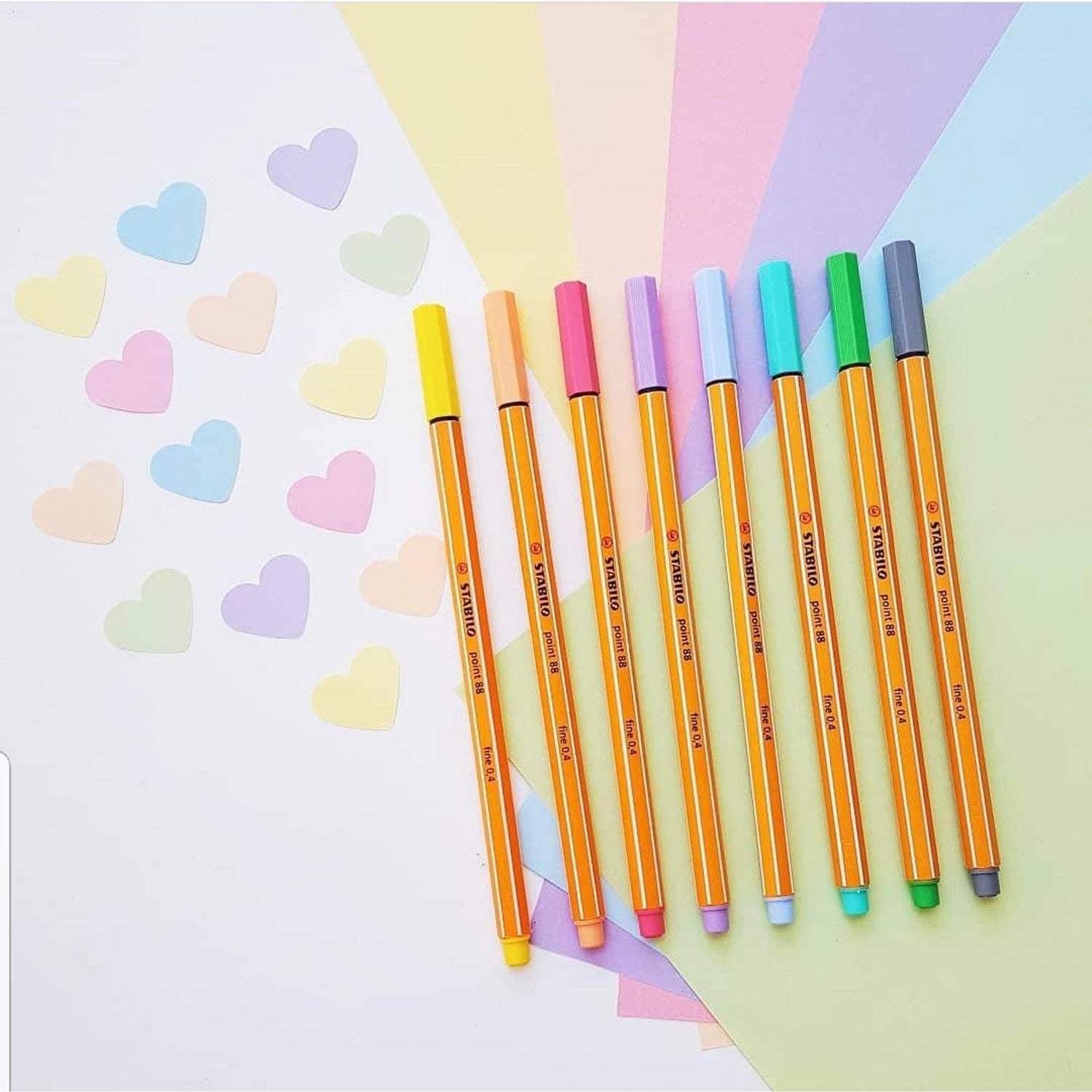 Fineliner STABILO point 88 set 50 culori Fineliner Stabilo 