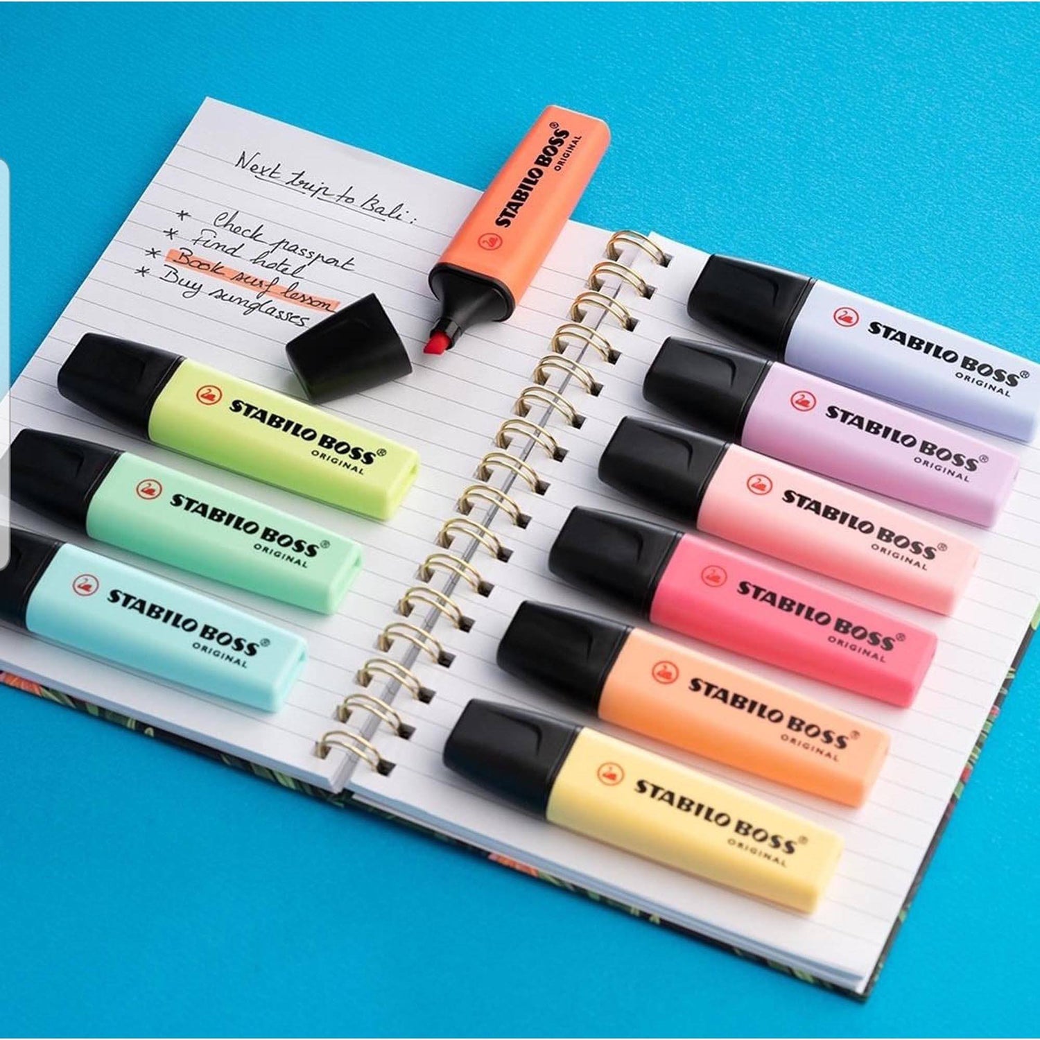 Textmarker STABILO BOSS Pastel set 4 bucati Textmarker Stabilo 