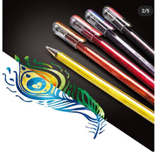 Încarcă imaginea în vizualizatorul Galerie, Roller cu Gel Pentel Hybrid Duo vopsea metalizata+gel 4 culori/set ROLLERE CU GEL Pentel 

