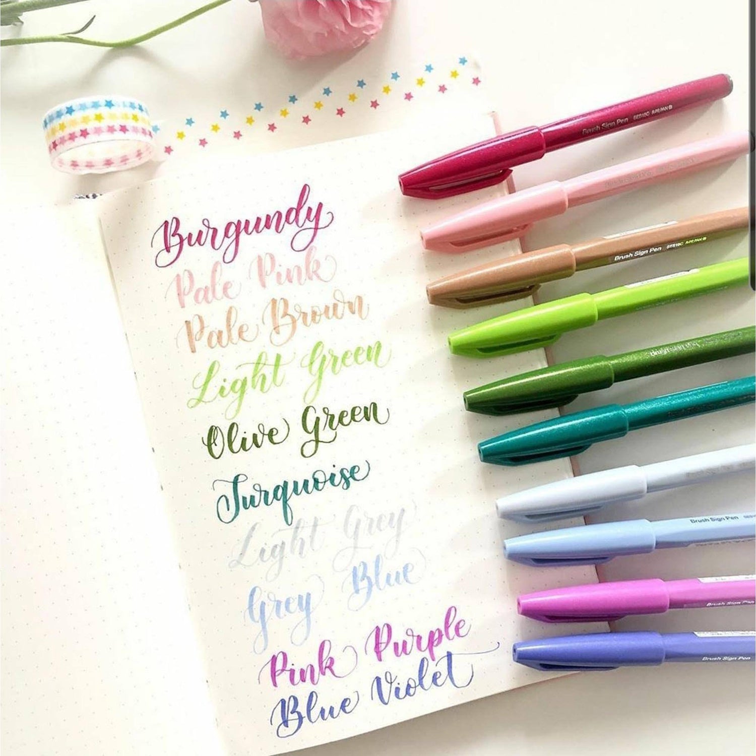 Carioca Pentel pentru scris de mana culori pastel 4 culori/set Carioca Pentel 