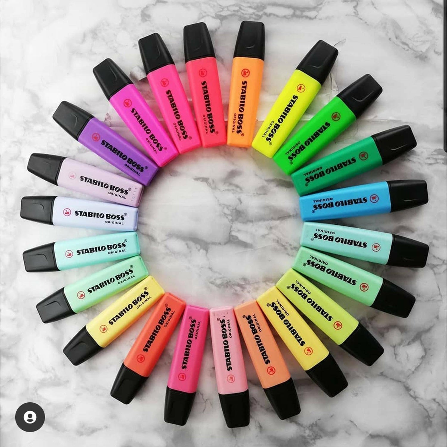 Textmarker STABILO BOSS Pastel set 4 bucati Textmarker Stabilo 