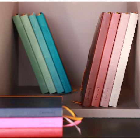 Agenda A5 240 pagini Rhodia GOALBOOK Rhodiarama Goal Book A5 verde lime, punctat, coperta rigida Agenda Rhodia 