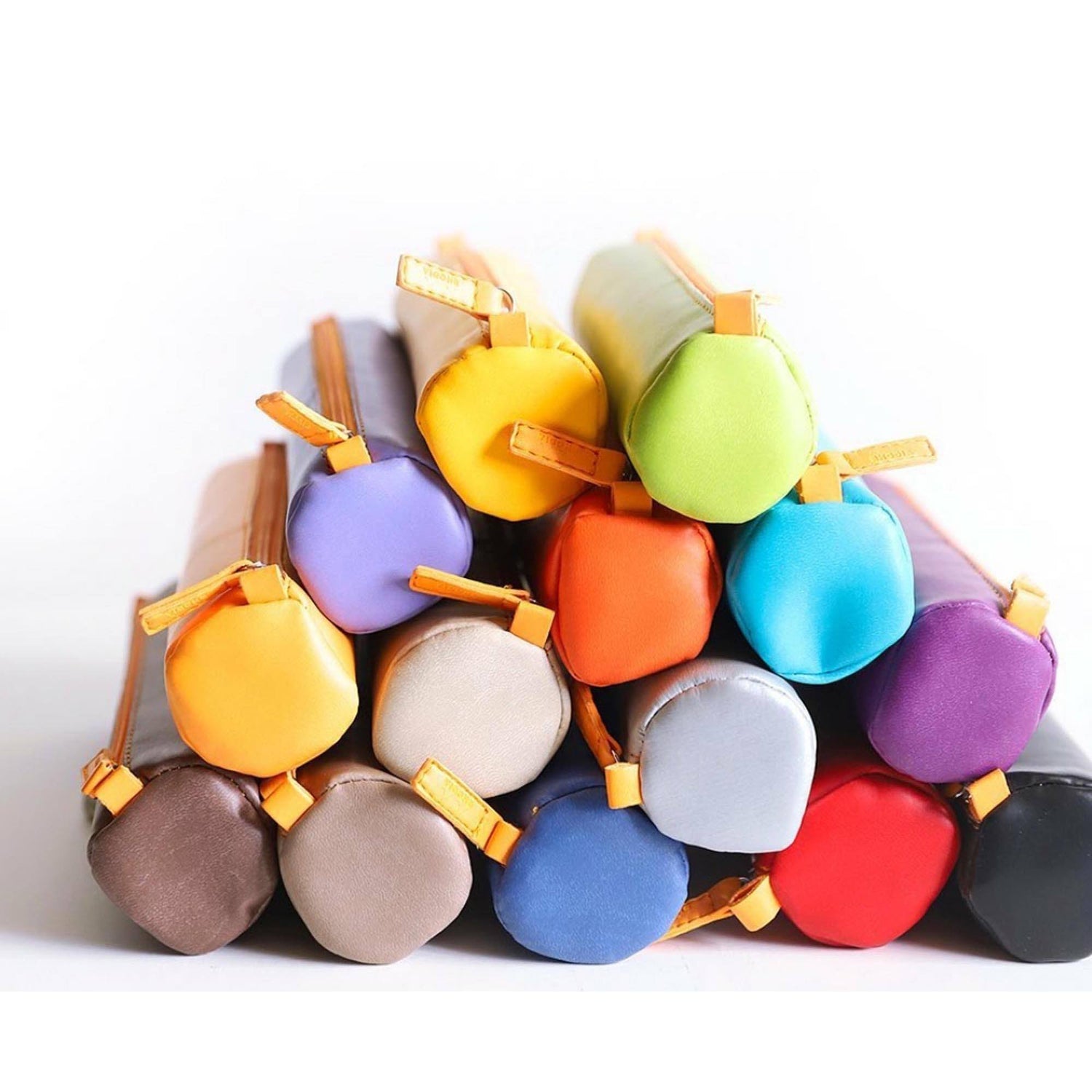 Penar Clairefontaine rotund din piele lilac Penar Clairefontaine 