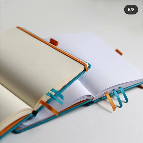 Agenda A5 240 pagini Rhodia GOALBOOK turqoaz, punctat, coperta flexibila Agenda Rhodia 