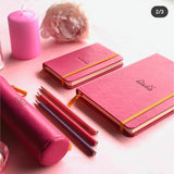 Agenda A5 240 pagini Rhodia GOALBOOK roz zmeura, punctat, coperta rigida Agenda Rhodia 