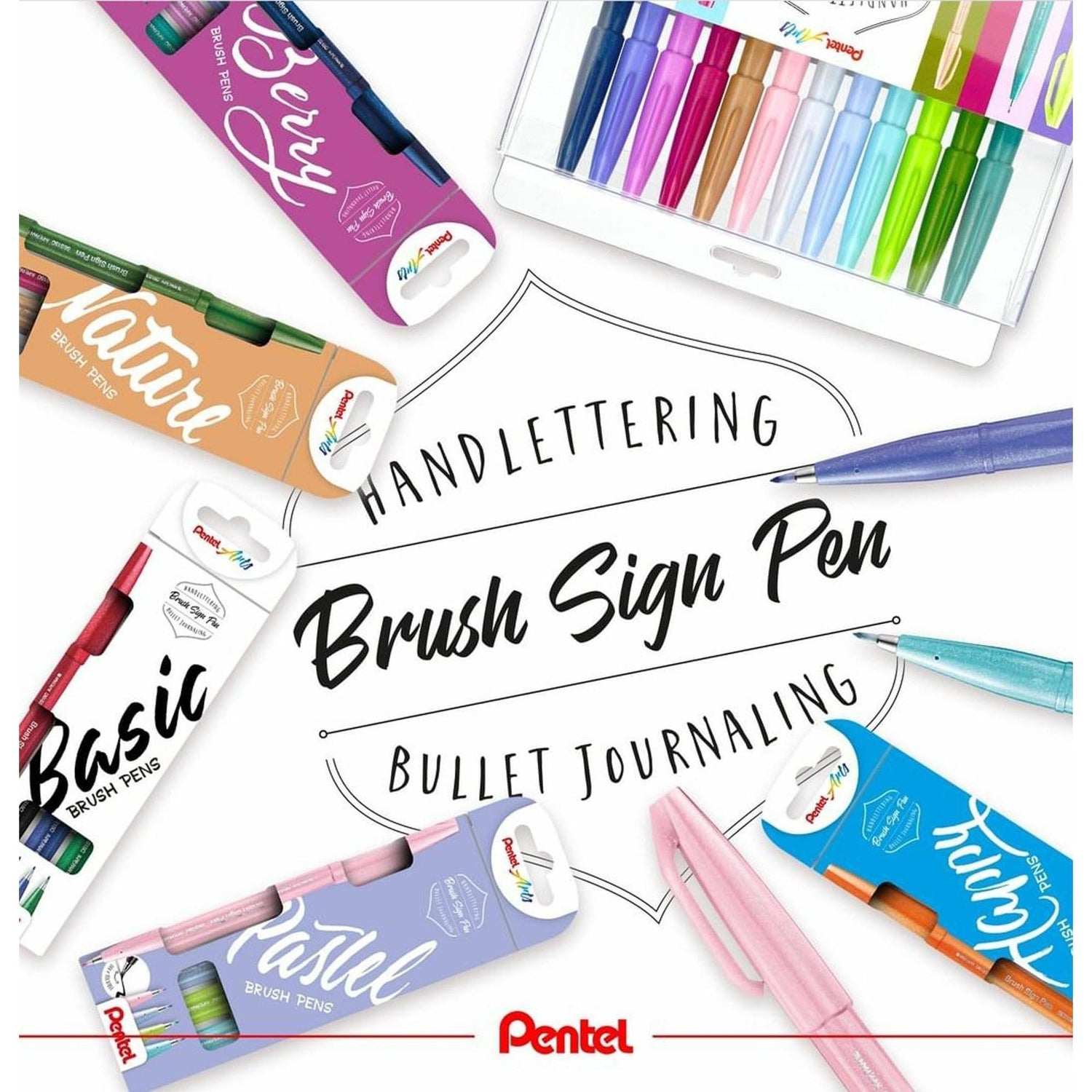 Carioca Pentel pentru scris de mana culori distractive 4 culori/set Carioca Pentel 