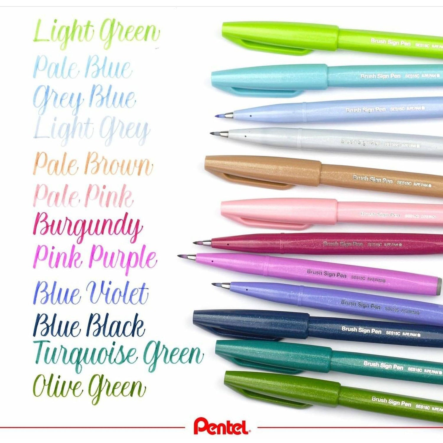 Carioca Pentel pentru scris de mana culori pastel din gradina 4 culori/set Carioca Pentel 