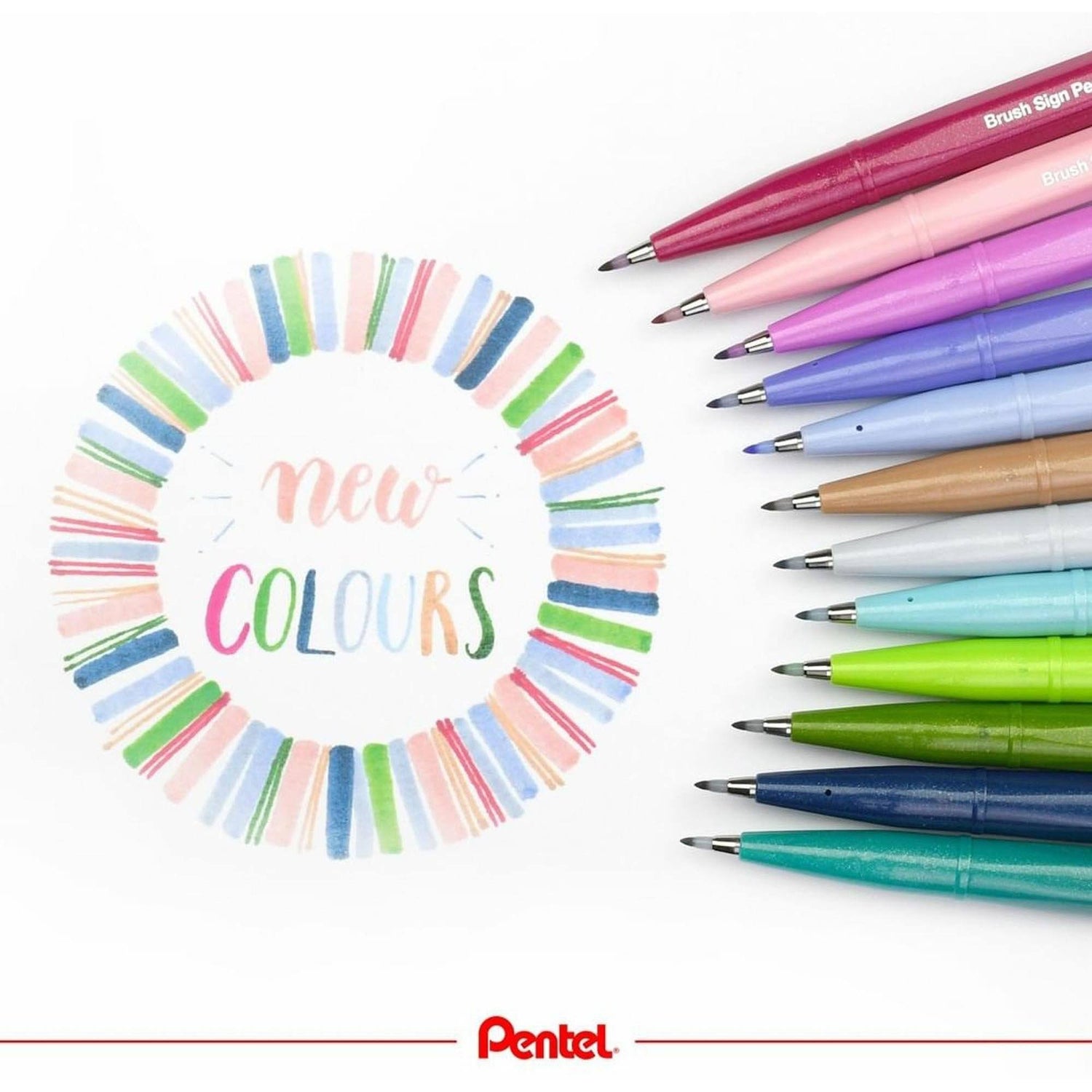 Carioca Pentel pentru scris de mana 12 culori/set Carioca Pentel 