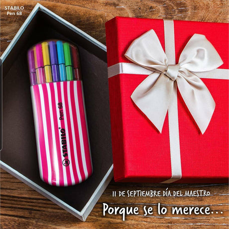 Carioca STABILO Pen 68 1mm 20 culori/Zebrui fuchsia Carioca Stabilo 