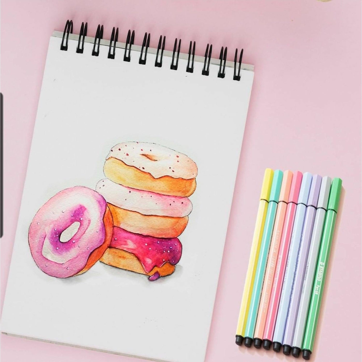 Carioca STABILO Pen 68 pastel 8 culori/set Carioca Stabilo 