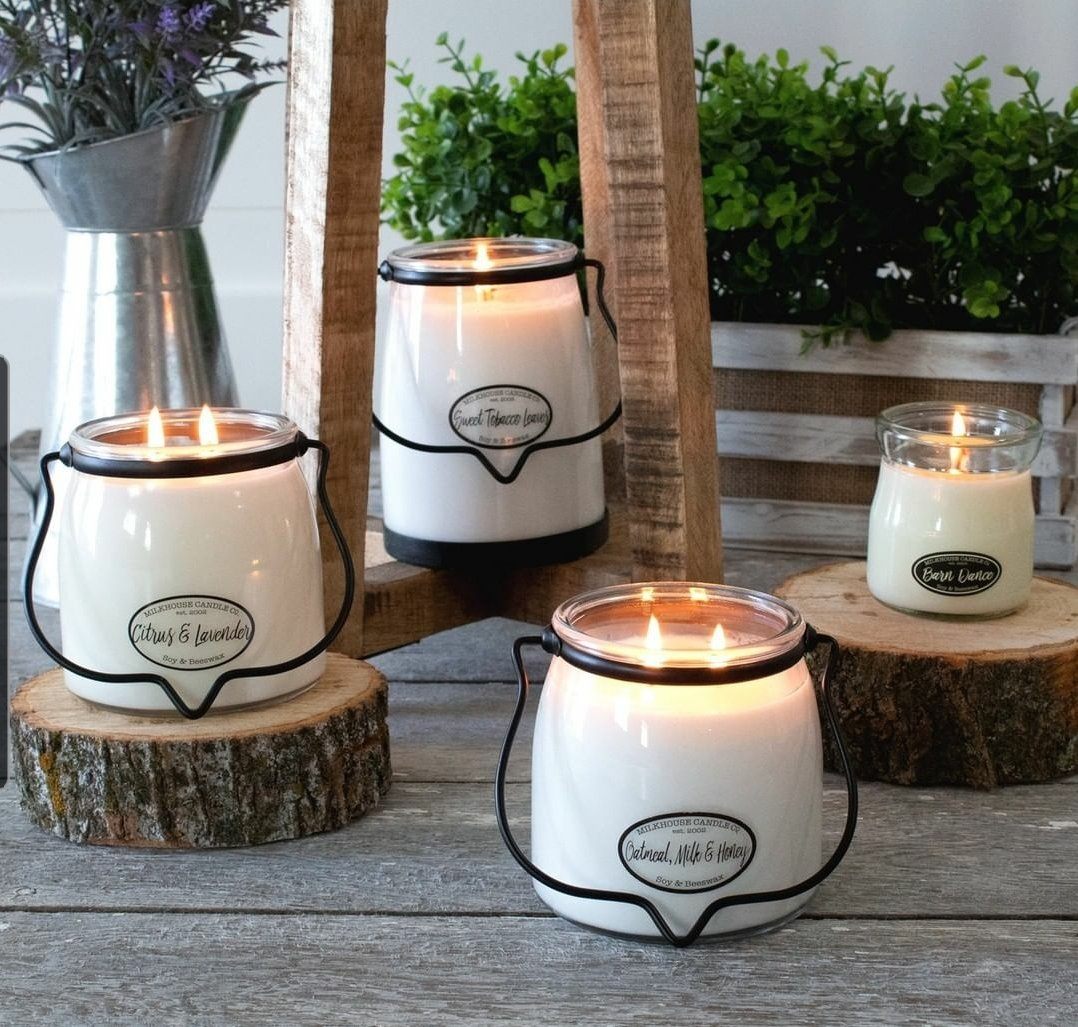 Lumanare parfumata MILKHOUSE Butterjar 2 fitile ''Pauza de cafea'' 454g Lumanare parfumata MILKHOUSE CANDLES 