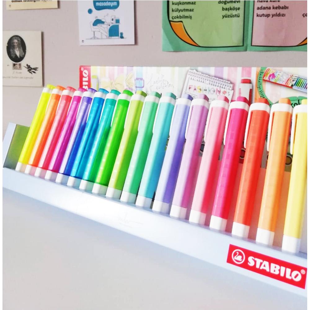 Textmarker STABILO swing cool Pastel set 18 culori Textmarker Stabilo 