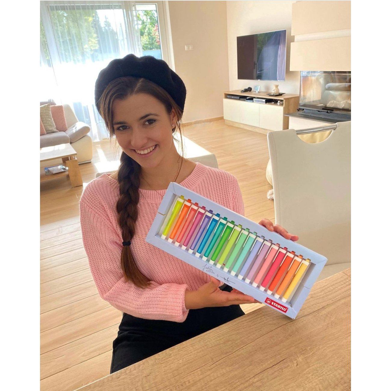 Textmarker STABILO swing cool Pastel set 18 culori Textmarker Stabilo 