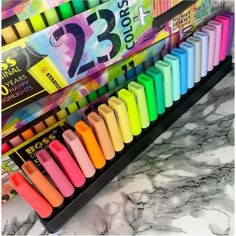 Textmarker STABILO Boss Original 23 culori/set Textmarker Stabilo 