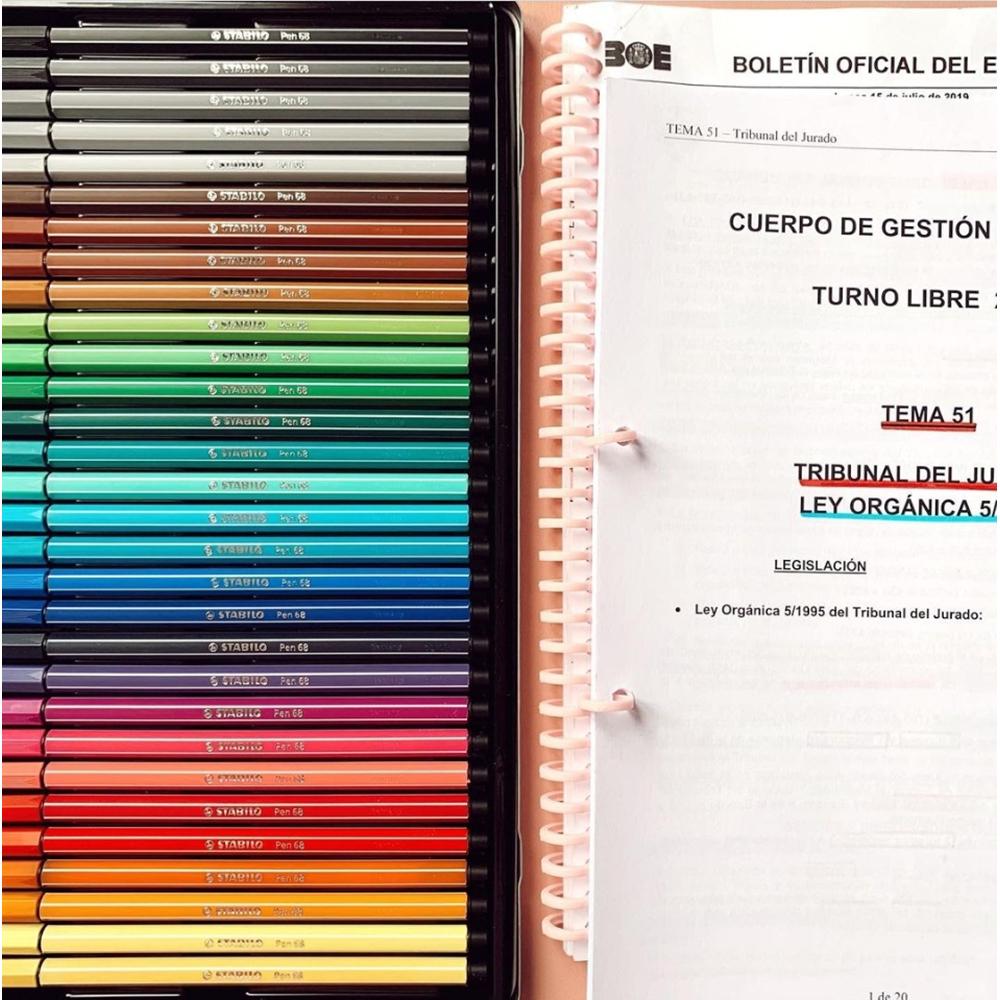 Carioca STABILO Pen 68 50 culori/set Carioca Stabilo 