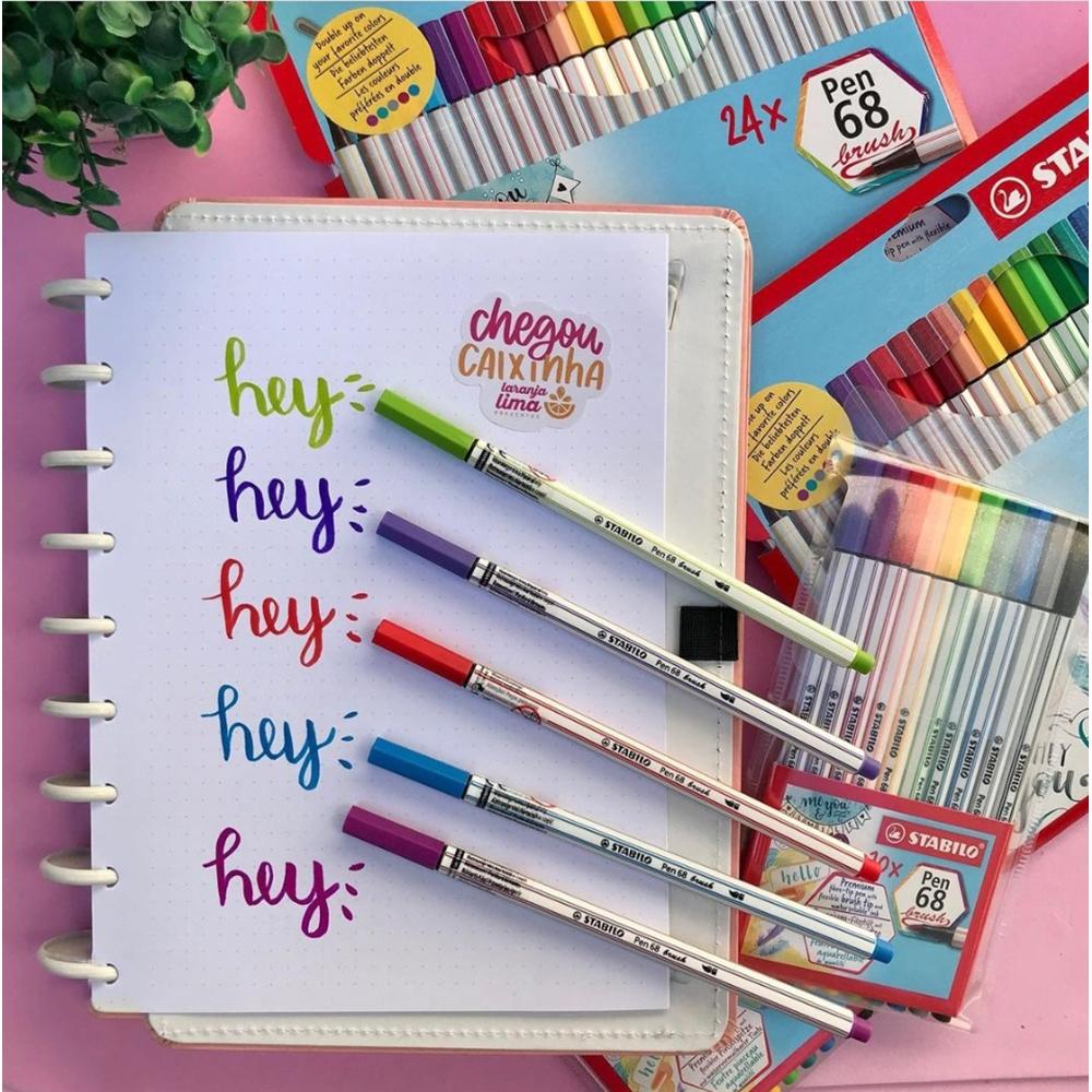 Carioca STABILO Brush set 24 culori Carioca Stabilo 