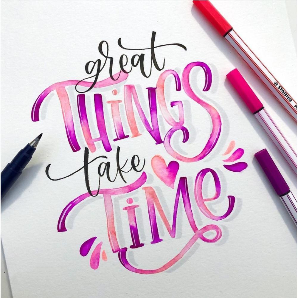 Carioca STABILO Brush set 24 culori Carioca Stabilo 