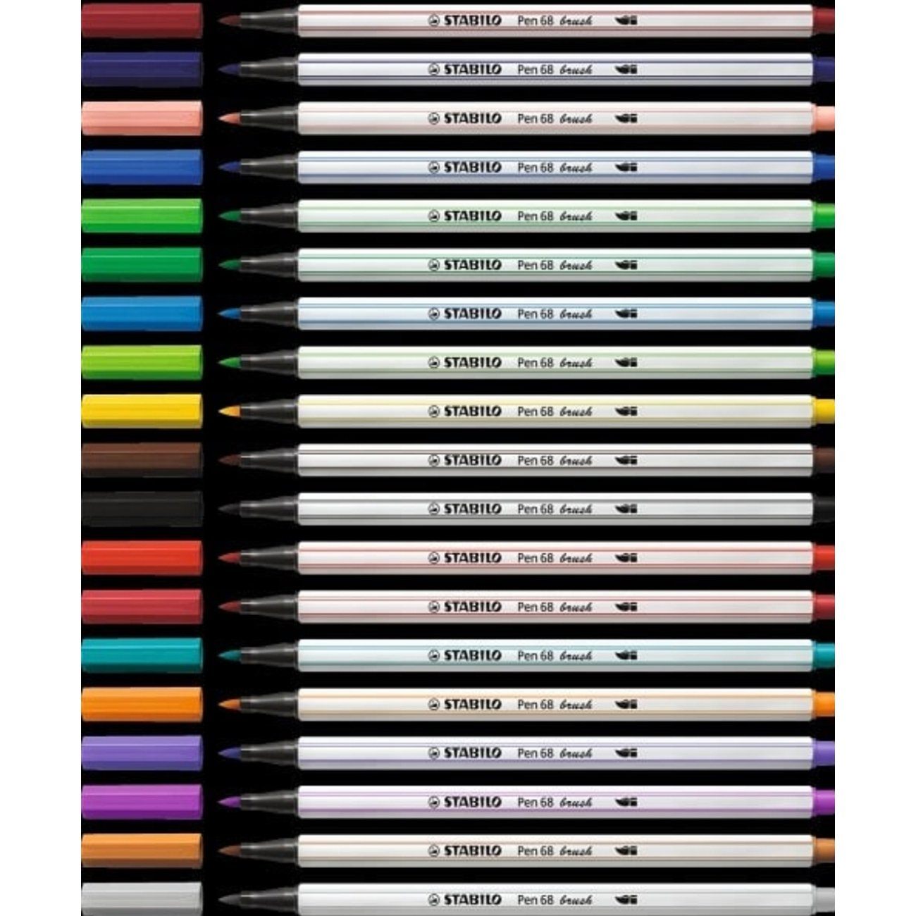 Carioca STABILO Brush set 24 culori Carioca Stabilo 
