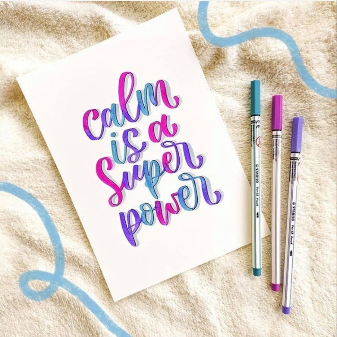 Carioca STABILO Brush set 24 culori Carioca Stabilo 