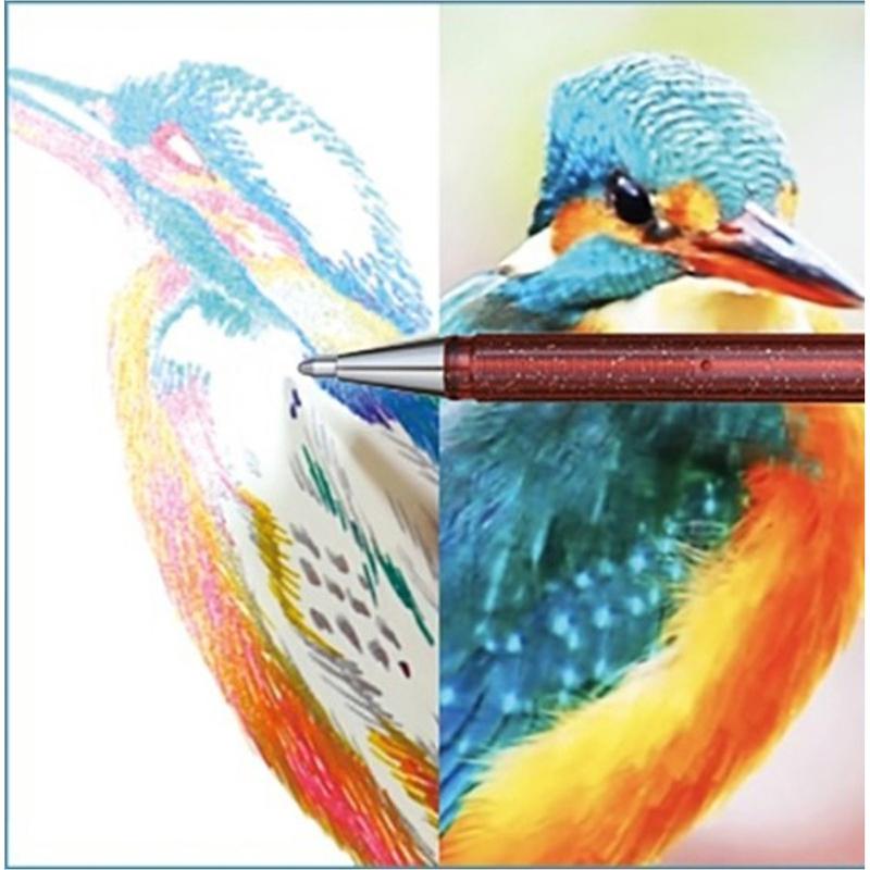 Roller Pentel Hybrid Duo vopsea meatliazata+gel 4 culori/set Pentel 