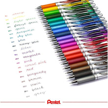 Încarcă imaginea în vizualizatorul Galerie, Roller Energel PENTEL cu mecanism 0.7mm 6 buc/set plastic ROLLERE CU GEL Pentel 
