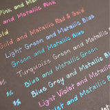 Roller Pentel Hybrid Duo vopsea meatliazata+gel 4 culori/set Pentel 