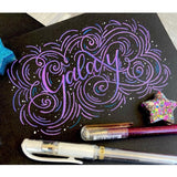 Roller cu Gel Pentel Hybrid Duo vopsea metalizata+gel 4 culori/set ROLLERE CU GEL Pentel 