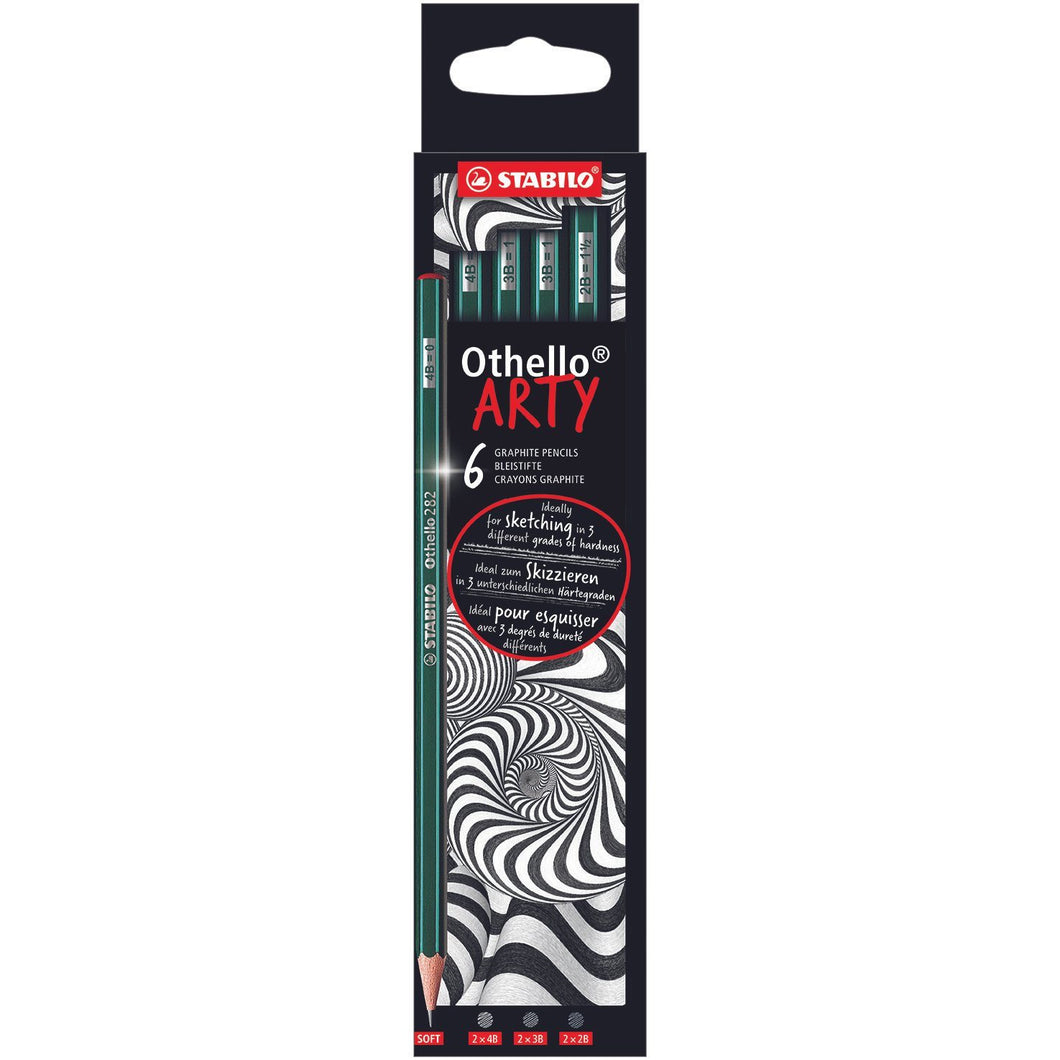 Set creioane grafit Stabilo Othello Arty Soft Creioane grafit Stabilo 
