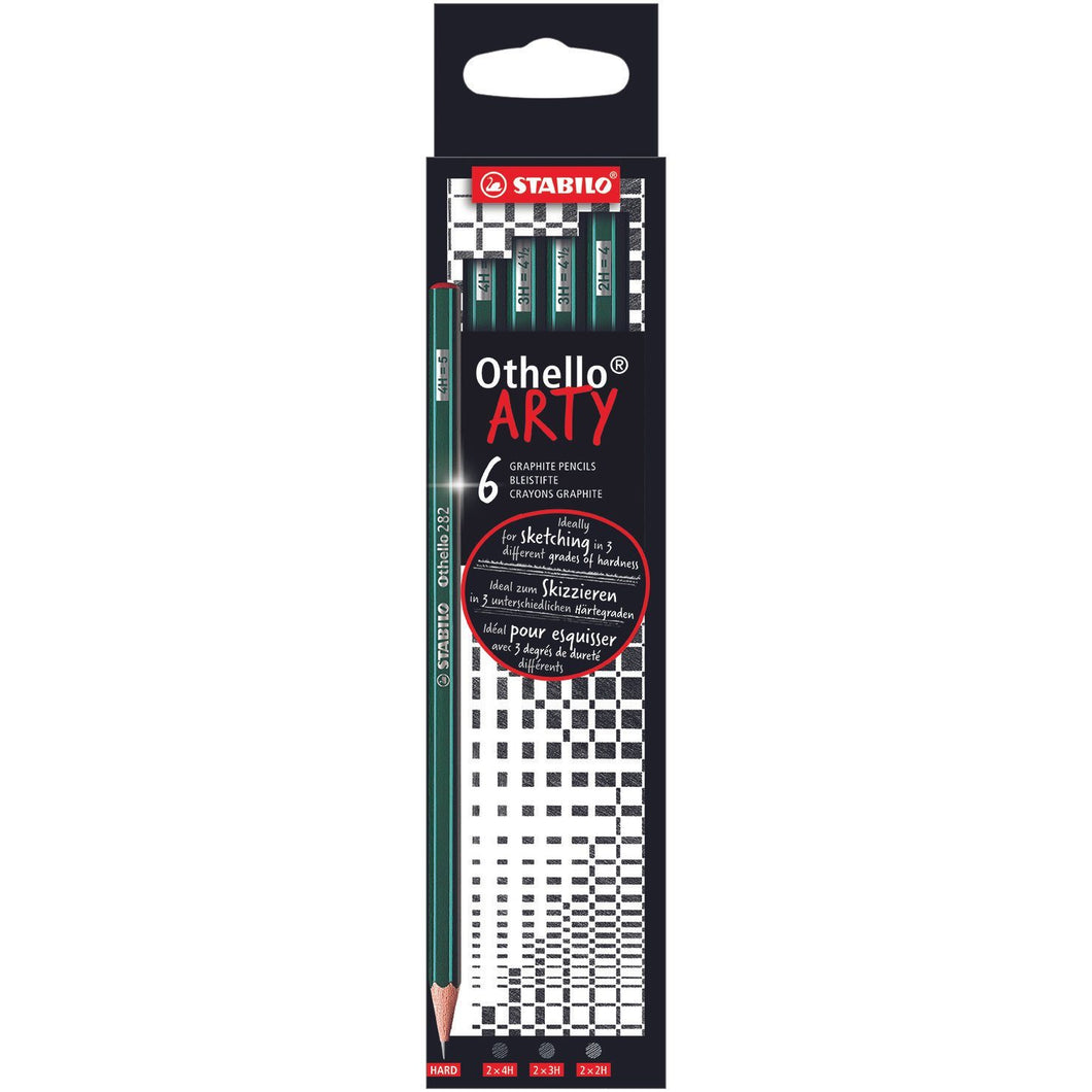 Set creioane grafit Stabilo Othello Arty Hard Creioane grafit Stabilo 