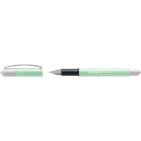Stilou Stabilo beCrazy!, verde menta pastelat/alb +2 rezerve, blister Pixuri Stabilo 