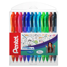 Încarcă imaginea în vizualizatorul Galerie, Roller Energel X PENTEL cu mecanism 0.7mm 12 buc/set plastic Paperie.ro 
