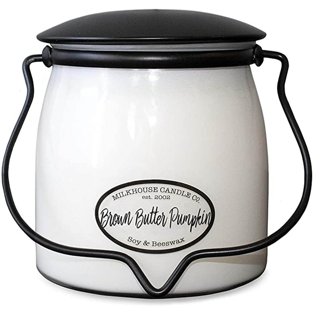 Lumanare parfumata MILKHOUSE Butterjar 2 fitile Brown Butter Pumpkin'' 454g Lumanare parfumata MILKHOUSE CANDLES 