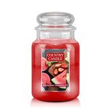 Lumanare parfumata 2 fitile Kringle Country Candle 652g Pepene cu capsuni Lumanare parfumata Kringle Candle 