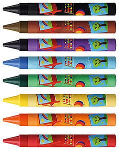 Creioane cerate Stabilo Yippy Wax 12 culori/set Creioane cerate Stabilo 