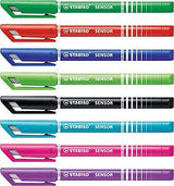 Fineliner Stabilo Sensor F set 8 culori Fineliner Stabilo 