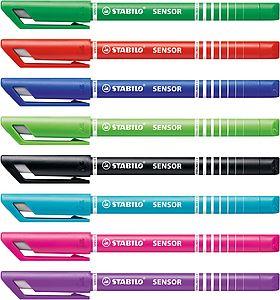 Fineliner Stabilo Sensor F set 8 culori Fineliner Stabilo 