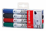 Marker pt tabla Stabilo Plan 4 culori/set Marker pt tabla Stabilo 