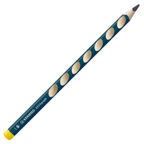 Creion grafit Stabilo EASYgraph S, HB, pentru stangaci, albastru petrol, set 2 bucati / blister Creioane grafit Stabilo 
