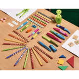Creion grafit Stabilo EASYgraph, HB, pentru stangaci, roz, set 2 bucati / blister Creioane grafit Stabilo 
