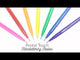 Carioca PENTEL pentru scris de mana culori primare 4 culori/set
