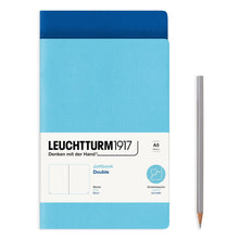 Încarcă imaginea în vizualizatorul Galerie, Set 2 Jottbook BUJO A5 - Ice Blue &amp; Royal Blue, 59 pagini Leuchtturm 1917 
