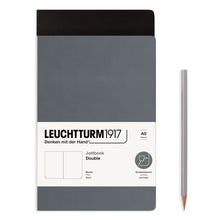 Încarcă imaginea în vizualizatorul Galerie, Set 2 Jottbook BUJO A5 - Anthracite &amp; Black, 59 pagini Leuchtturm 1917 
