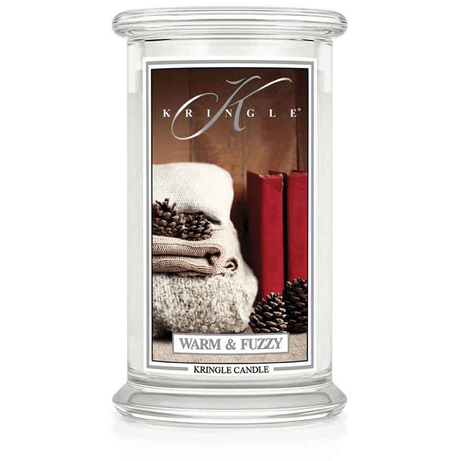 Lumanare parfumata 2 fitile Kringle Candle ''Cald si pufos'' 624 g Lumanare parfumata Kringle Candle 