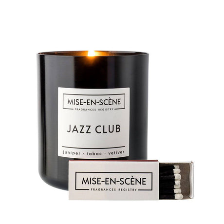 Vela Vaso 50H JAZZ CLUB Black Mise En Scene Lumanare parfumata Ambientair 