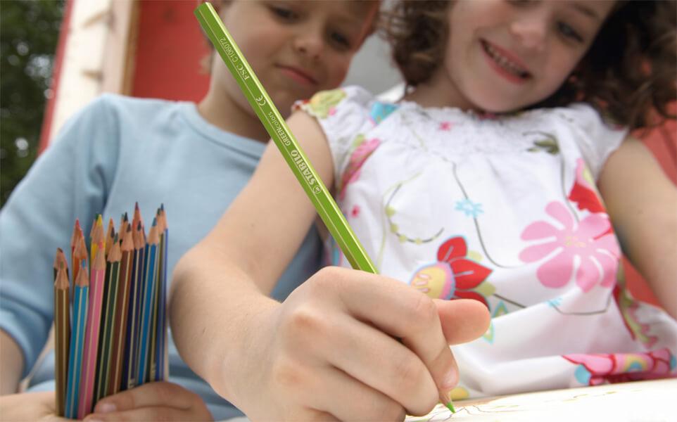 Creioane colorate Stabilo Greencolors 24 culori/set Creioane colorate Stabilo 