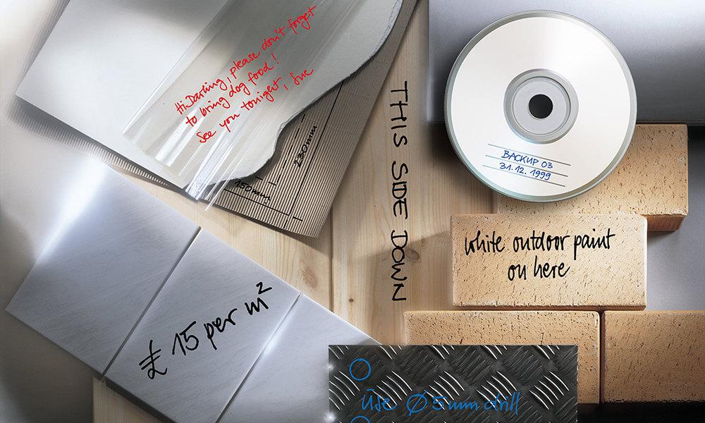 Marker permanent Stabilo Marker-4-All 4 culori/set Marker permanent Stabilo 