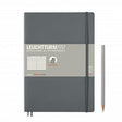 Agenda Blank Composition (B5) - Antracit, 123 pagini B5+BUJO MasterSlim, Softcover, 123 Leuchtturm 1917 