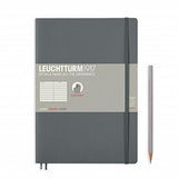 Agenda Blank Composition (B5) - Antracit, 123 pagini B5+BUJO MasterSlim, Softcover, 123 Leuchtturm 1917 