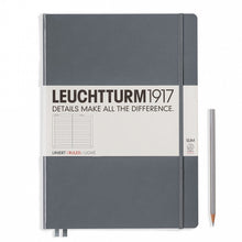 Încarcă imaginea în vizualizatorul Galerie, Agenda Mate Master Slim (A4+) - Antracit, 123 pagini A4+ MasterSlim, Hardcover, 123 Leuchtturm 1917 
